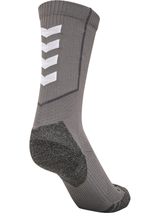 hmlPRO TRAINING SOCKS LOW, STEEL GRAY/WHITE, packshot