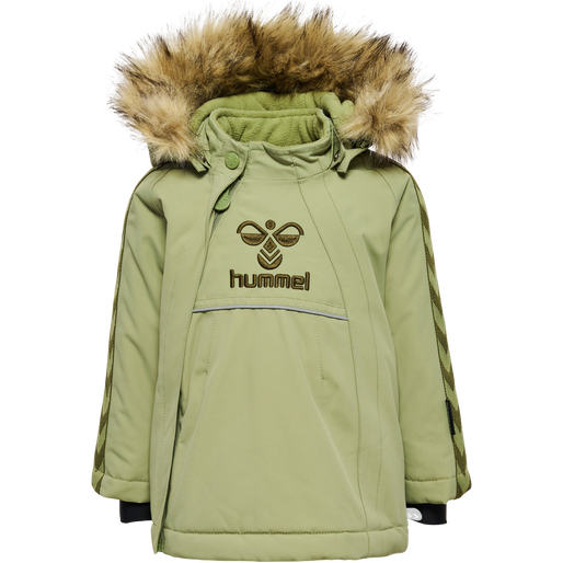 hmlJESSIE TEX JACKET, OIL GREEN, packshot