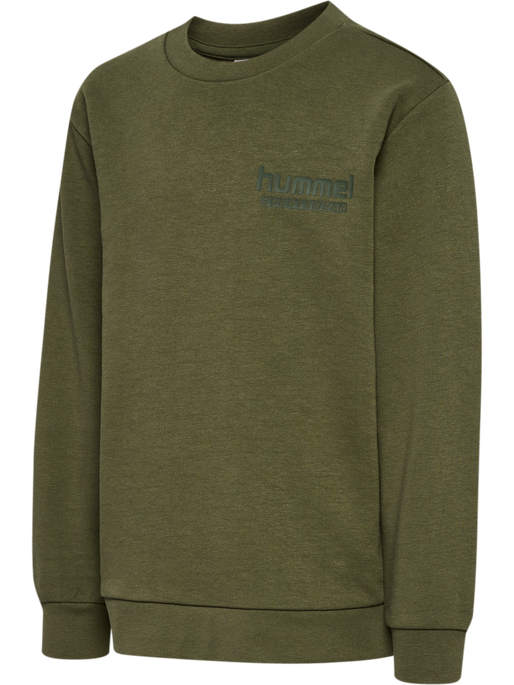 hmlJR BASE SWEAT SET, WINTER MOSS, packshot