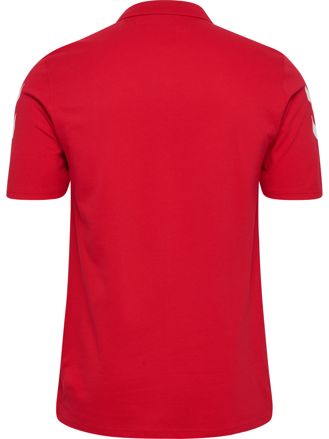 hmlGO 2.0 CHEVRON  POLO, TRUE RED, packshot