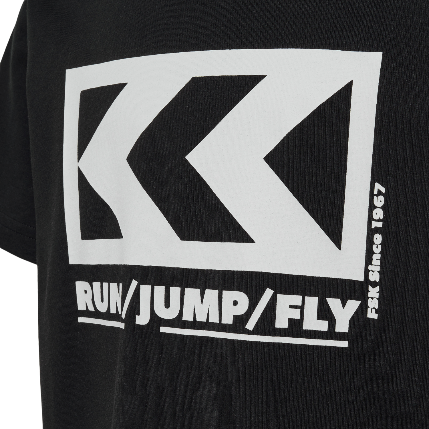 hmlFSK LOW T-SHIRT S/S, BLACK, packshot