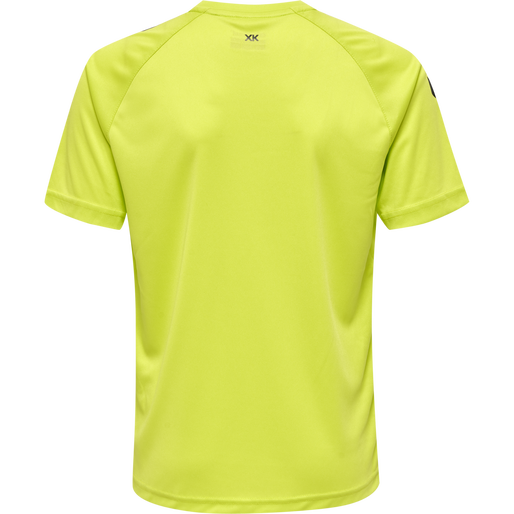 hmlCORE XK CORE POLY TEE S/S KIDS, LIME POPSICLE, packshot