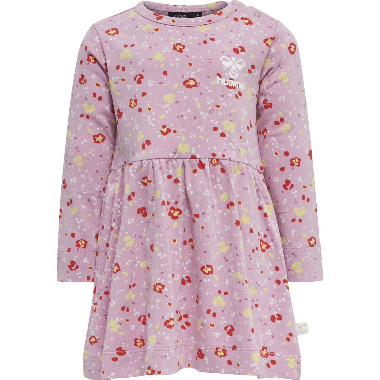hmlMIRA DRESS L/S, MAUVE MIST, packshot
