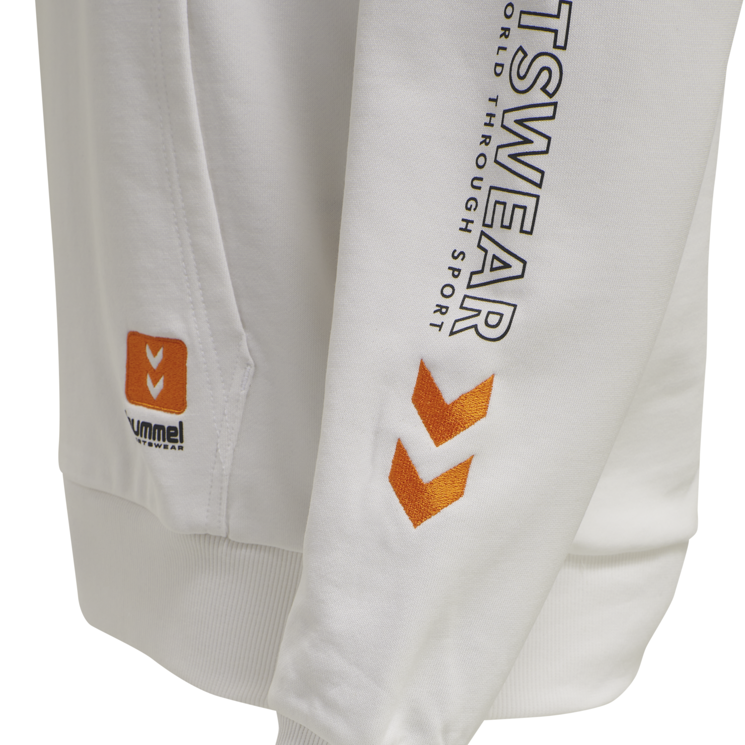 hmlLGC BIRK HOODIE, WHITE, packshot