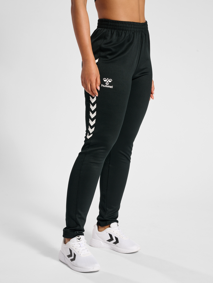 hmlSTALTIC TRAINING PANTS WOMAN, BLACK, model