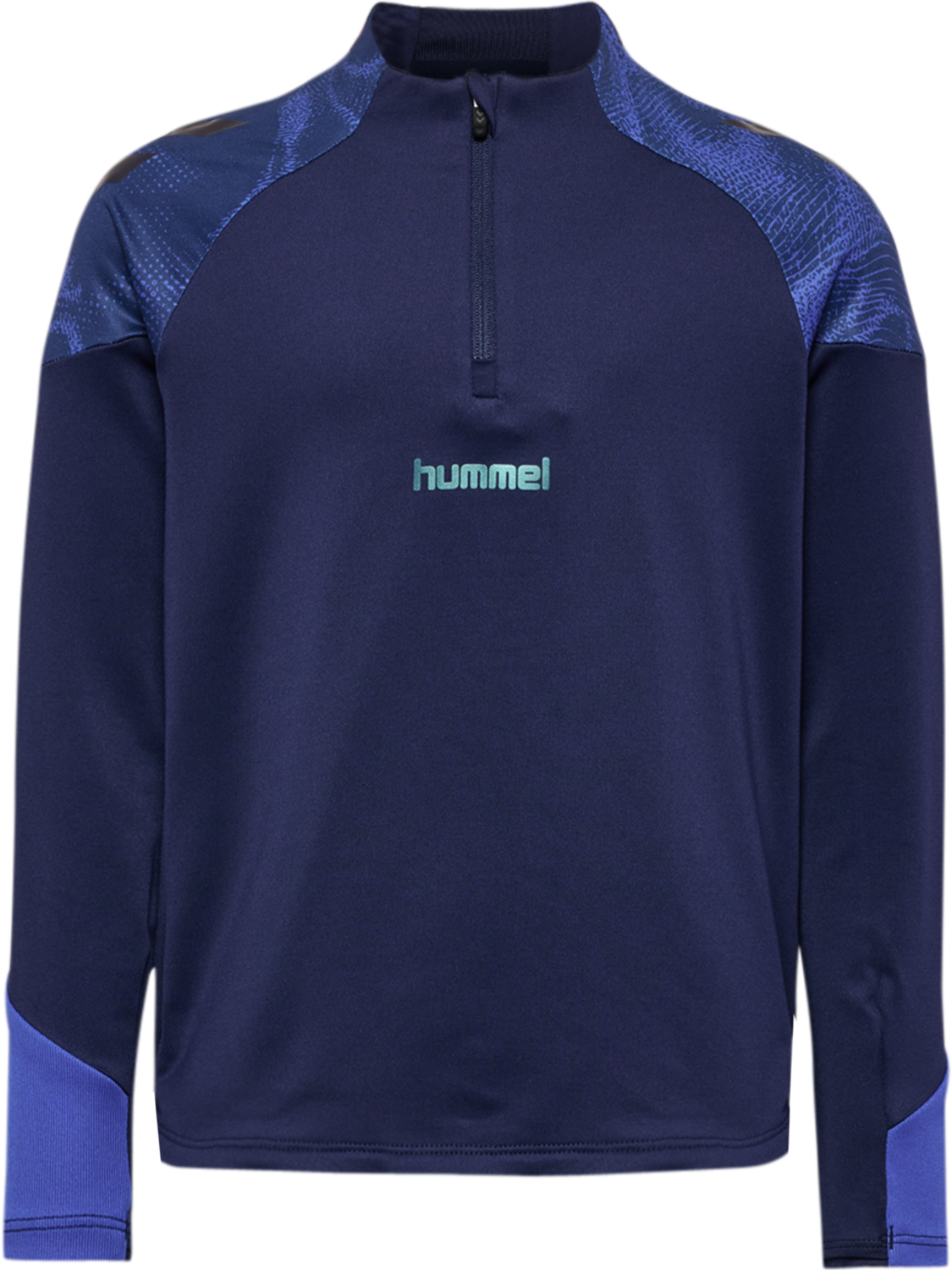 hmlBLAZE26 PRO TRAINING HALFZIP KID, MARINE, packshot