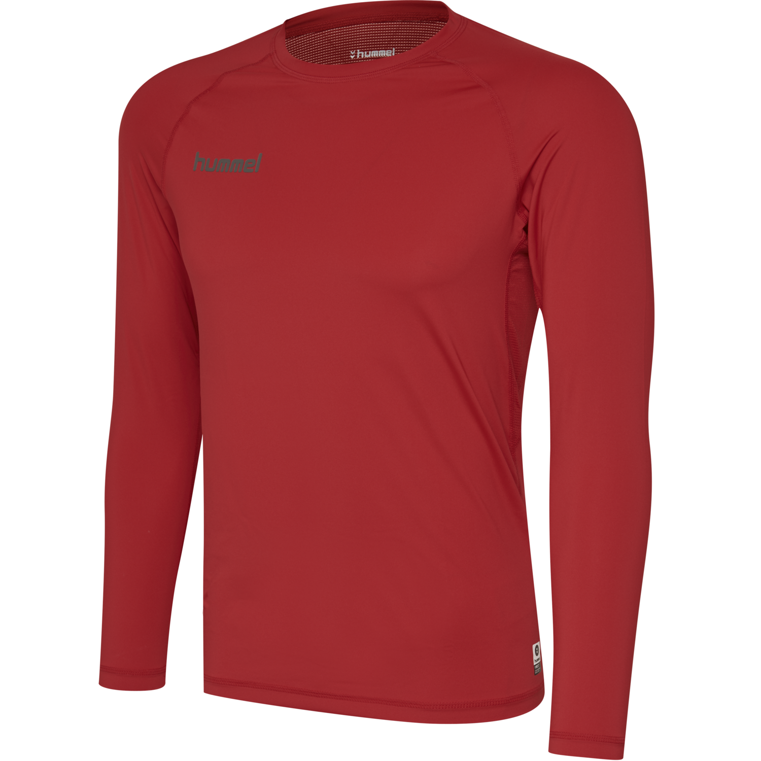 HML FIRST PERFORMANCE KIDS JERS L/S, TRUE RED, packshot