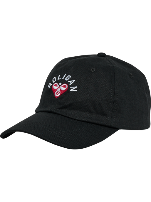 hmlROLIGAN COTTON CAP, BLACK hmlROLIGAN COTTON CAP, BLACK, packshot
