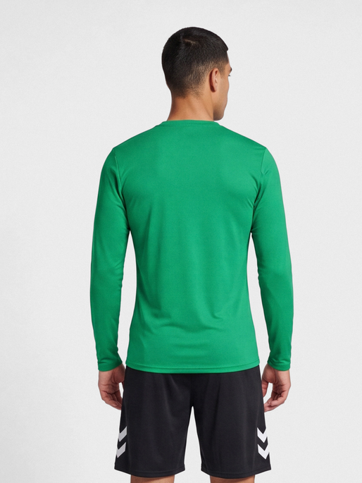 hmlBL ESSENTIAL TEE L/S, JELLY BEAN, model