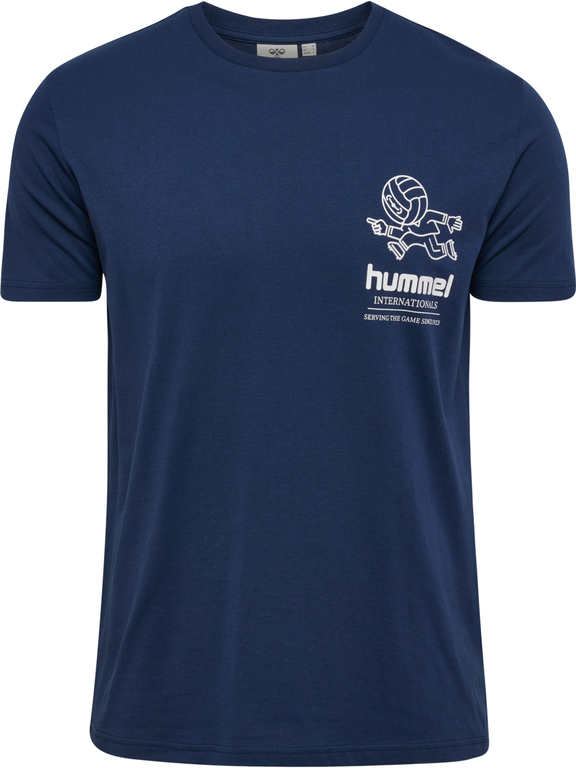 hmlPULSE GRAPHIC T-SHIRT S/S, DRESS BLUES, packshot