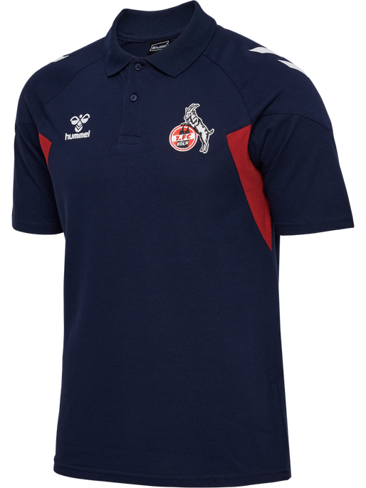 1FCK 23/24 TRAVEL POLO, MARINE 1FCK 23/24 TRAVEL POLO, MARINE, packshot