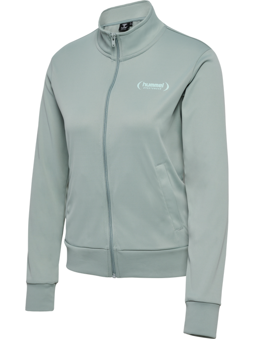 hmlPAOLA POLY  TRACKSUIT SET, CHINOIS GREEN hmlPAOLA POLY  TRACKSUIT SET, CHINOIS GREEN, packshot