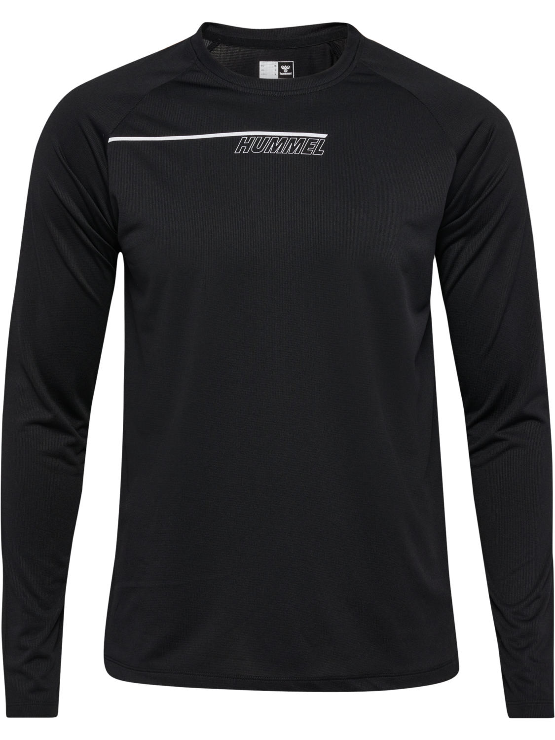 hmlCOURT LIGHT WEIGHT T-SHIRT L/S, BLACK, packshot