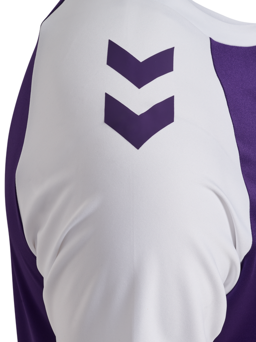 hmlMATCH LEAGUE JERSEY S/S, ACAI/WHITE hmlMATCH LEAGUE JERSEY S/S, ACAI/WHITE, packshot