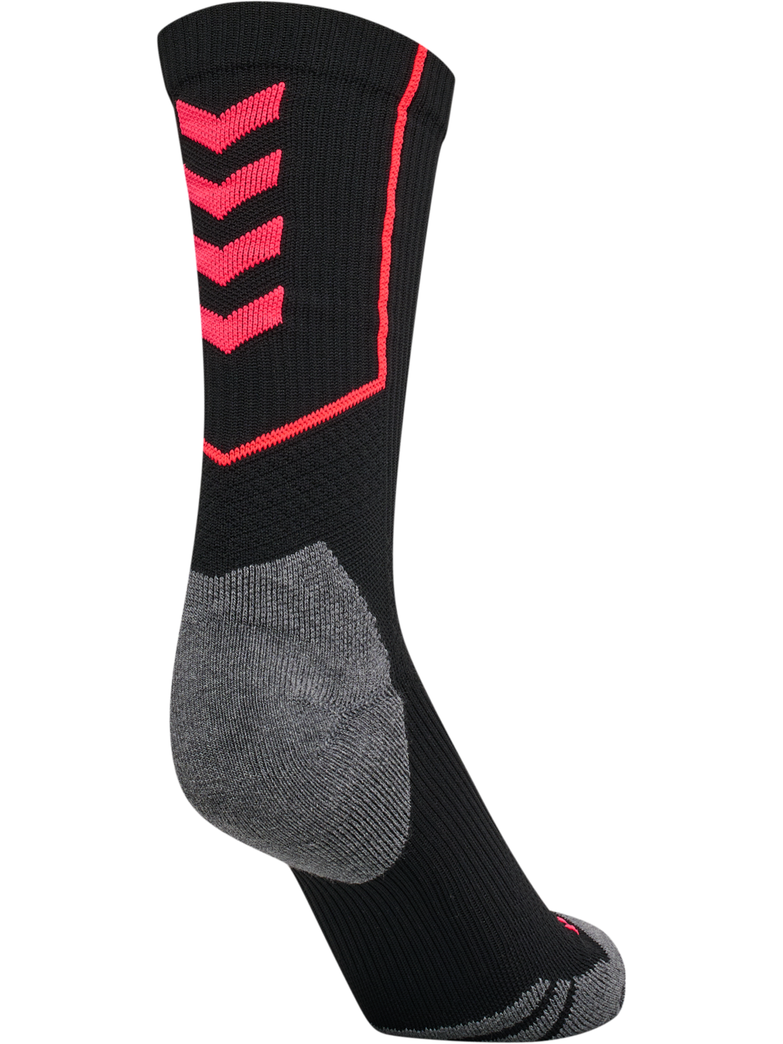 hmlPRO TRAINING SOCKS LOW, BLACK/DIVA PINK, packshot