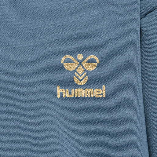 hmlMALIN DRESS L/S, BLUE MIRAGE, packshot