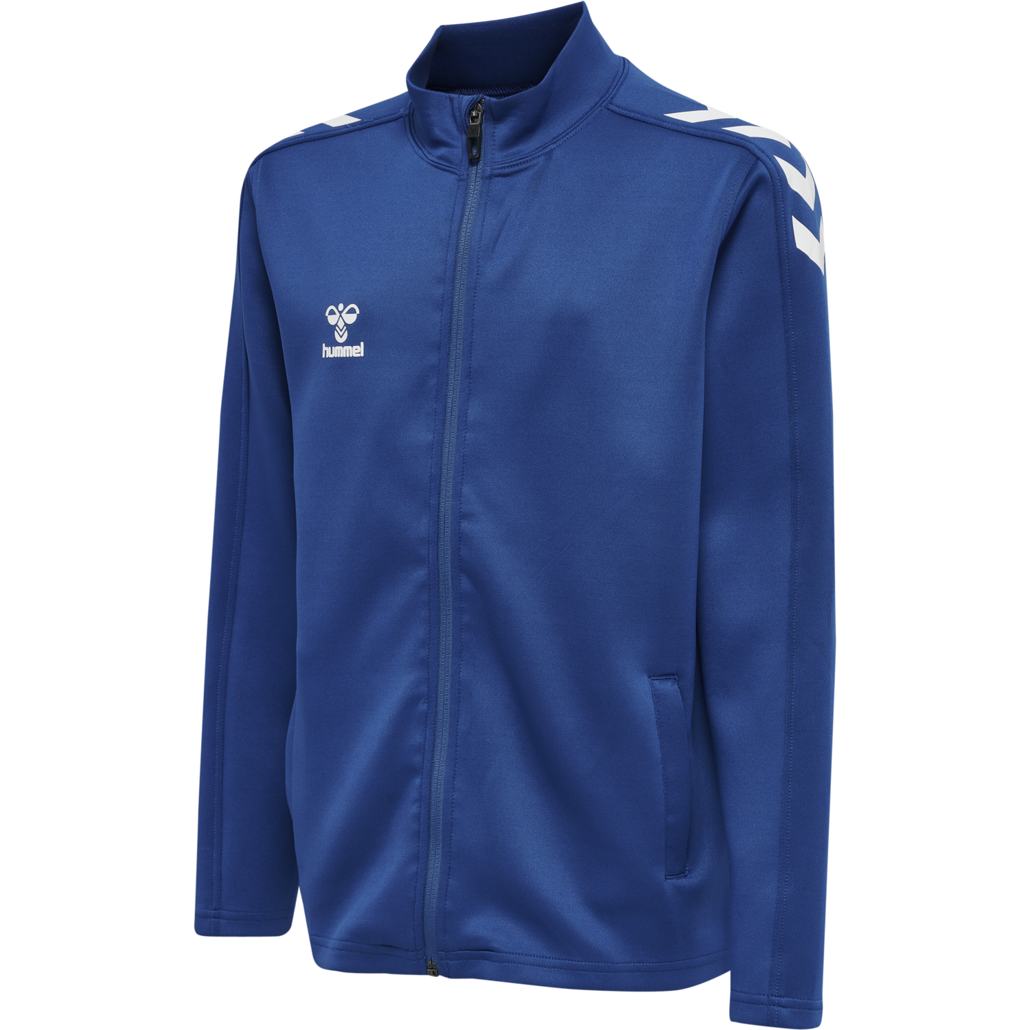 hmlCORE XK POLY ZIP SWEAT KIDS, TRUE BLUE, packshot