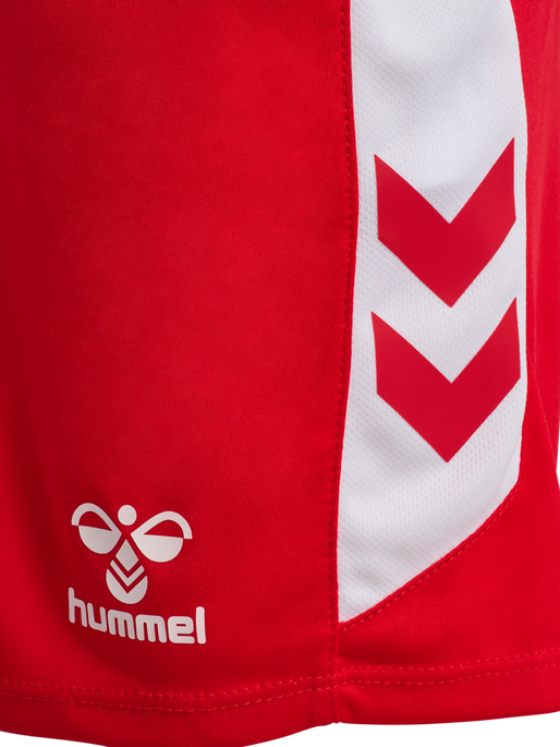 hmlMATCH SHORTS KIDS, TRUE RED/WHITE, packshot