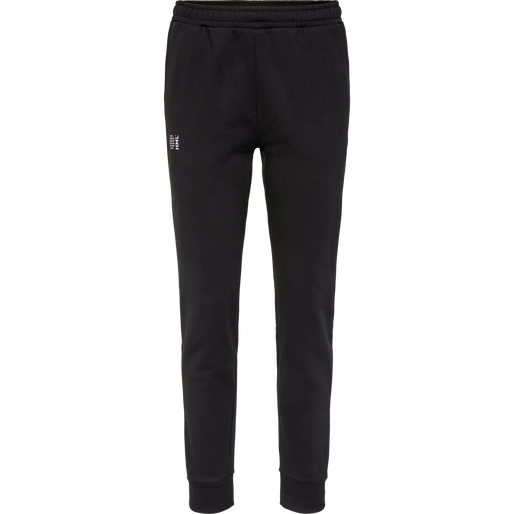 hmlCOURT COTTON SWEATPANTS WOMAN, BLACK, packshot