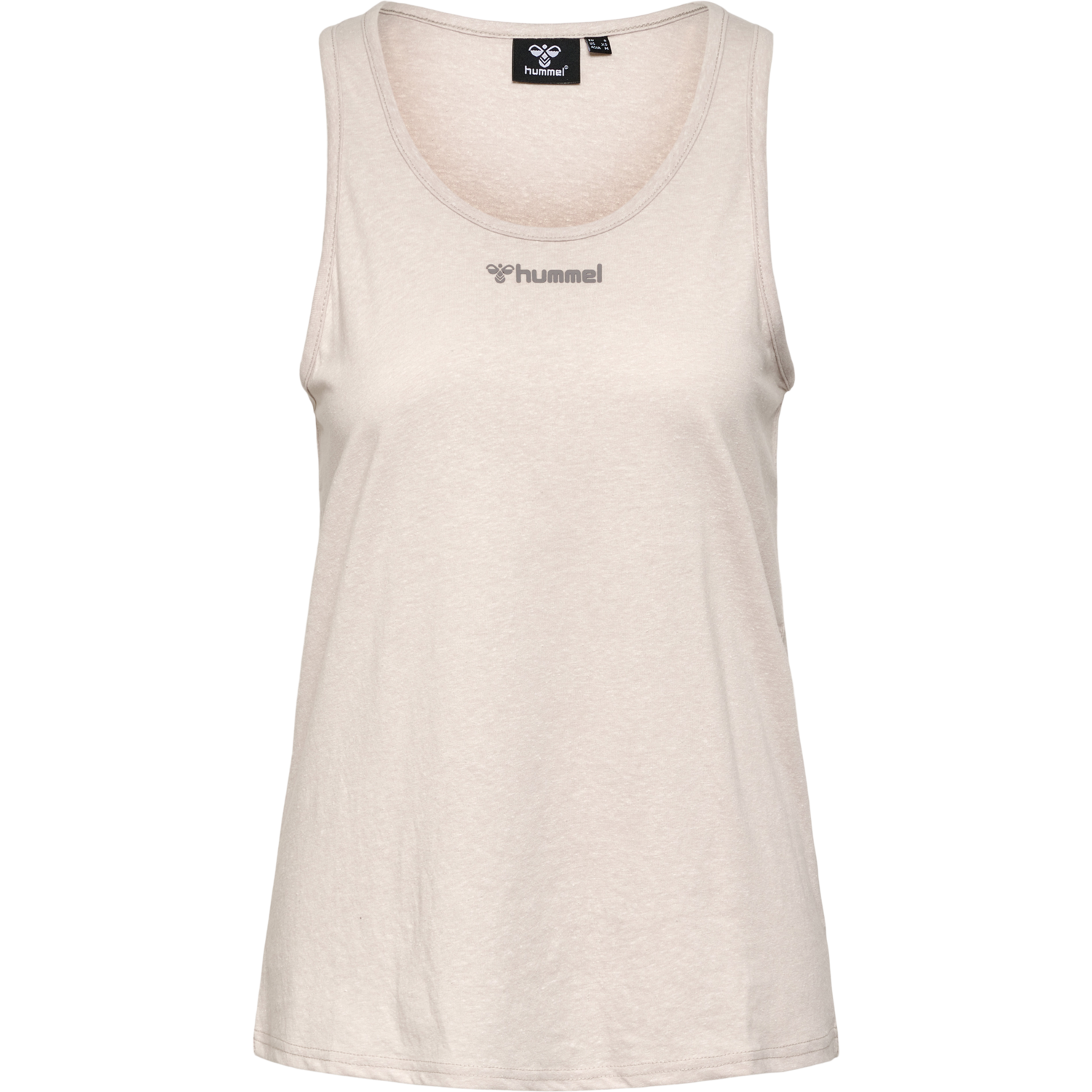 hmlZANDRA TOP, PUMICE STONE MELANGE, packshot