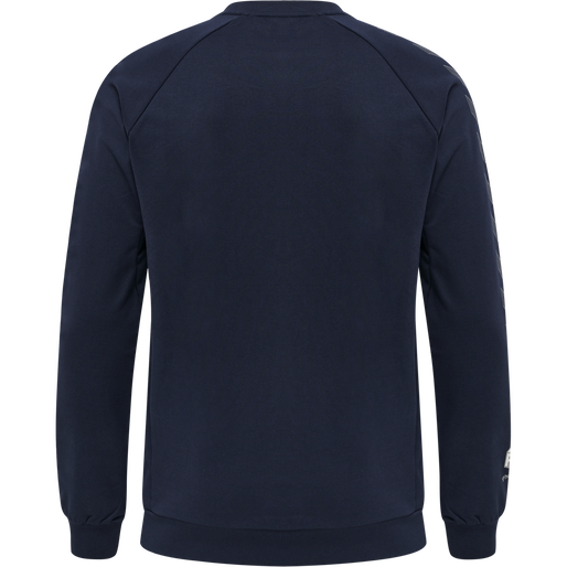 hmlMOVE GRID COTTON SWEATSHIRT, MARINE, packshot