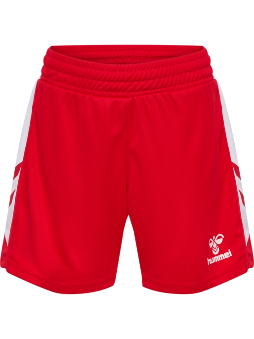 hmlMATCH SHORTS KIDS, TRUE RED/WHITE, packshot