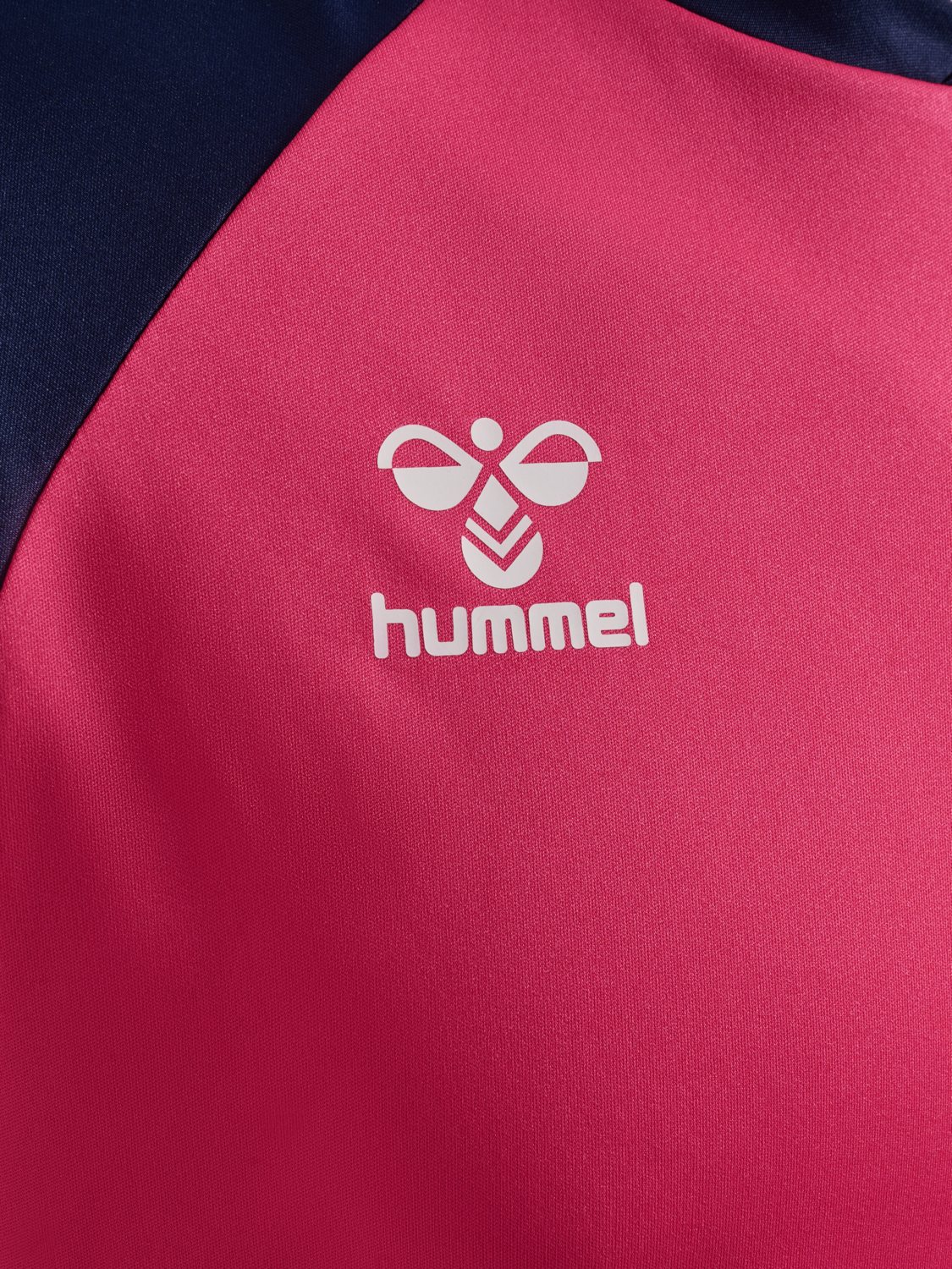 hmlMATCH LEAGUE JERSEY S/S, RASPBERRY SORBET/MARINE, packshot