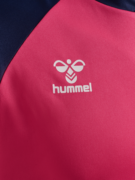 hmlMATCH LEAGUE JERSEY S/S, RASPBERRY SORBET/MARINE, packshot