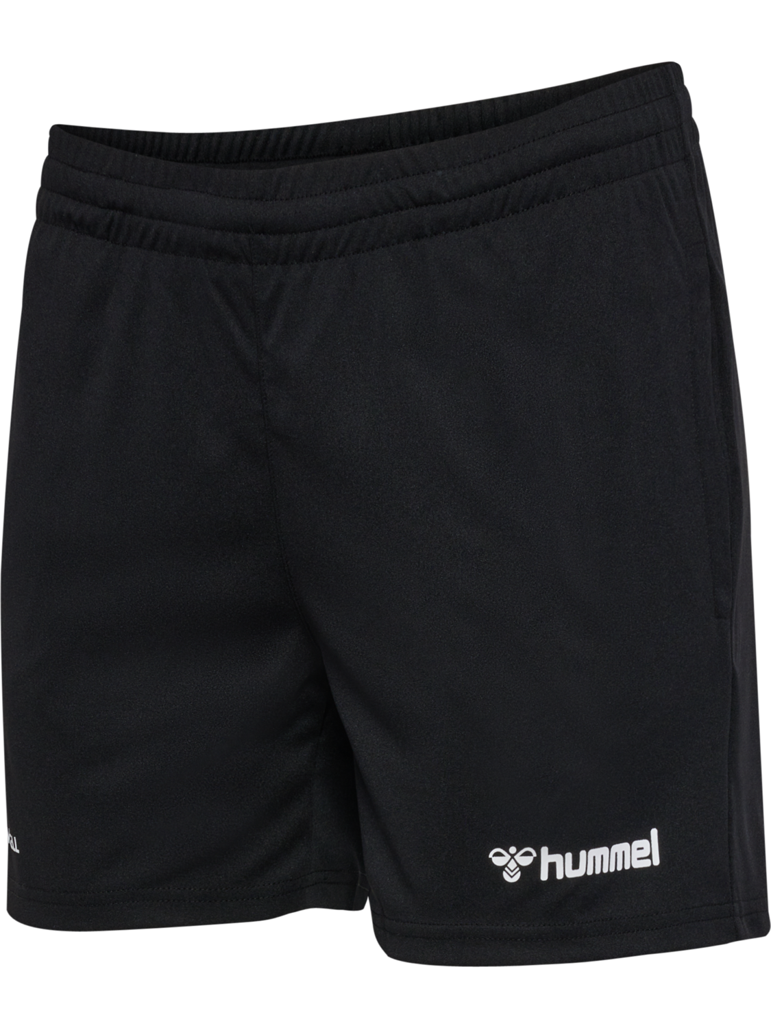FFHB REFEREE POLY SHORTS WOMA, BLACK W/LOGO, packshot