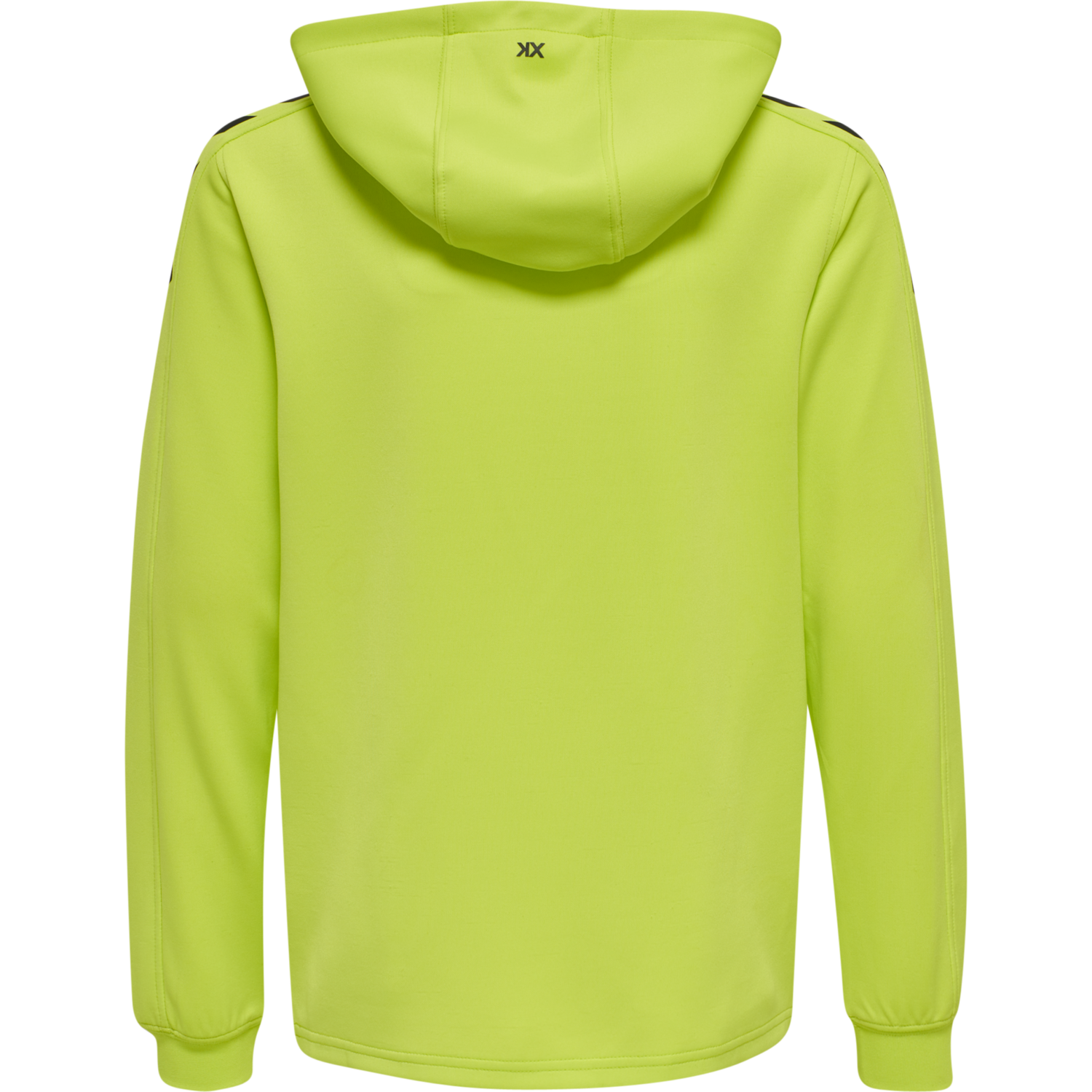 hmlCORE XK POLY KIDS SWEAT HOODIE, LIME POPSICLE, packshot