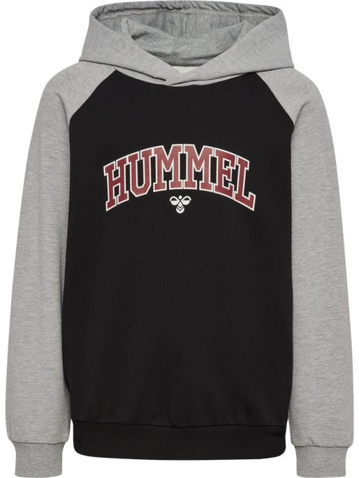 hmlESSEN HOODIE, BLACK hmlESSEN HOODIE, BLACK, packshot