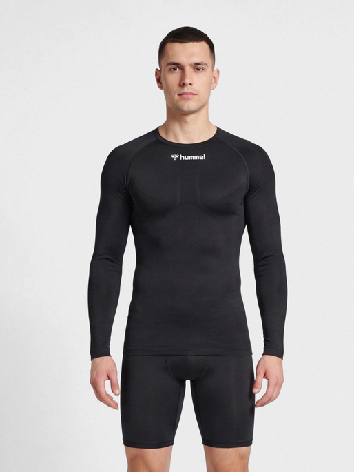 hmlBL COMFORT 2.0 TEE L/S, BLACK, model