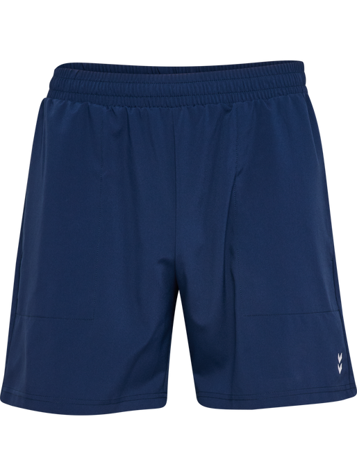 hmlPULSE WORKOUT SHORTS, DRESS BLUES, packshot