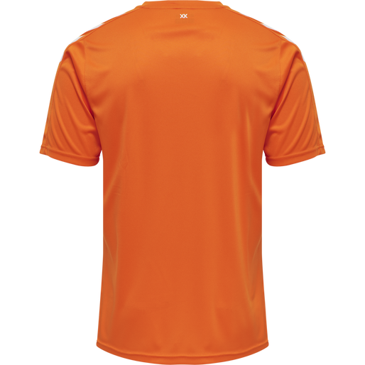 hmlCORE XK POLY JERSEY S/S, ORANGE TIGER, packshot