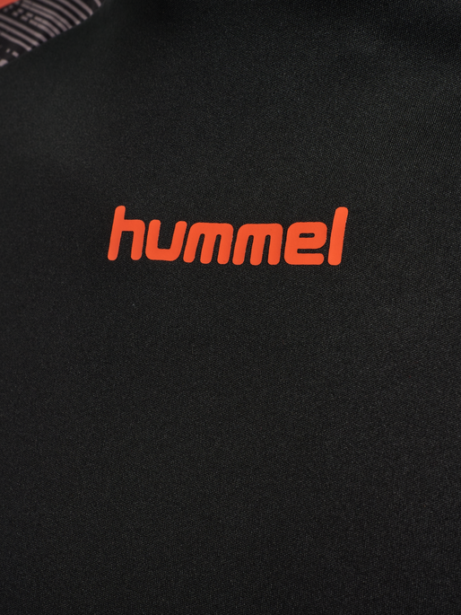 hmlBLAZE PRO TRAINING JERSEY S/S, BLACK/ORANGE hmlBLAZE PRO TRAINING JERSEY S/S, BLACK/ORANGE, packshot