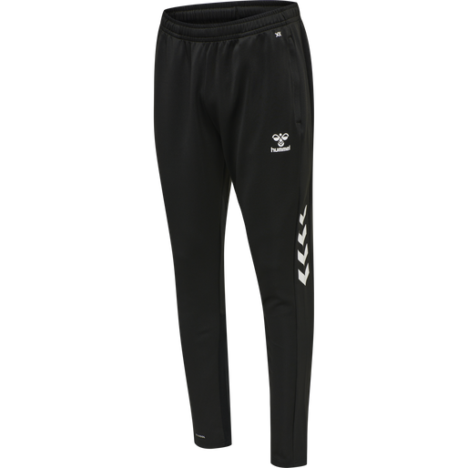hmlCORE XK TRAINING POLY PANTS, BLACK/BLACK hmlCORE XK TRAINING POLY PANTS, BLACK/BLACK, packshot