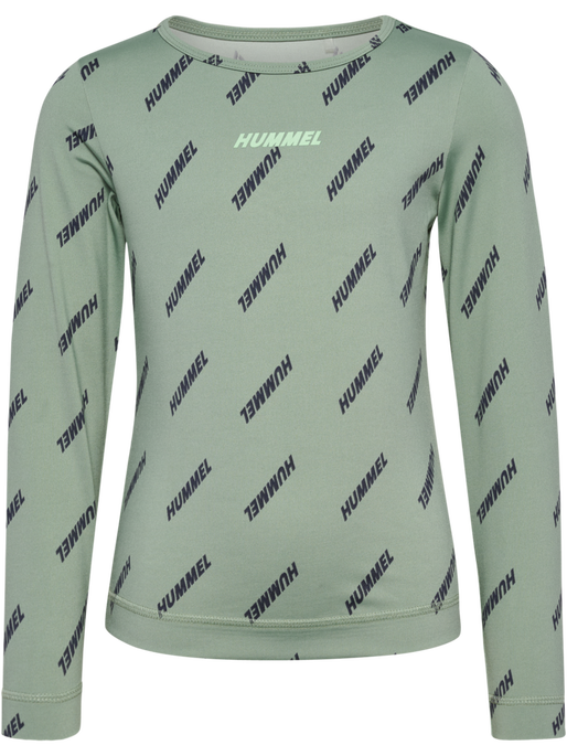 hmlSILJE TOP L/S, ICEBERG GREEN hmlSILJE TOP L/S, ICEBERG GREEN, packshot