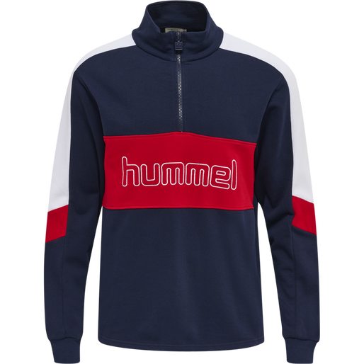 hmlIC CLAUDE HALF ZIP SWEATSHIRT, 7666, packshot
