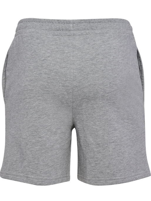 hmlPULSE SWEAT SHORTS, GREY MELANGE, packshot