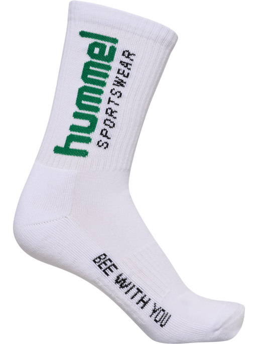hml3-PACK SOCKS SPORTSWEAR BIG, WHITE/BARBADOSCHERRY/EDEN/SKYD, packshot