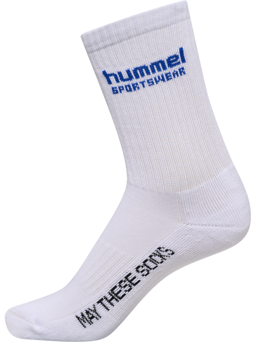hml3-PACK SOCKS SPORTSWEAR, WHITE/PAPRIKA hml3-PACK SOCKS SPORTSWEAR, WHITE/PAPRIKA, packshot