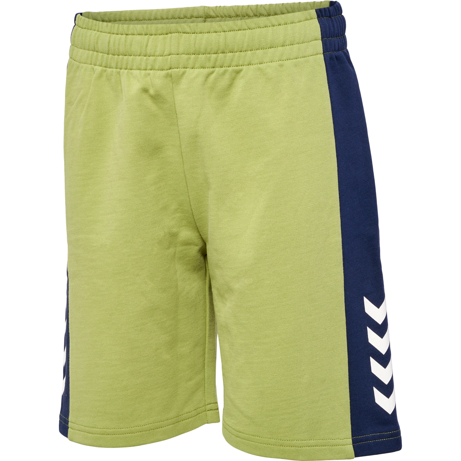 hmlRUSH BLOCK SHORTS, GREEN OLIVE, packshot