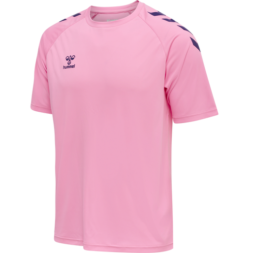 hmlCORE XK CORE POLY T-SHIRT S/S, COTTON CANDY hmlCORE XK CORE POLY T-SHIRT S/S, COTTON CANDY, packshot