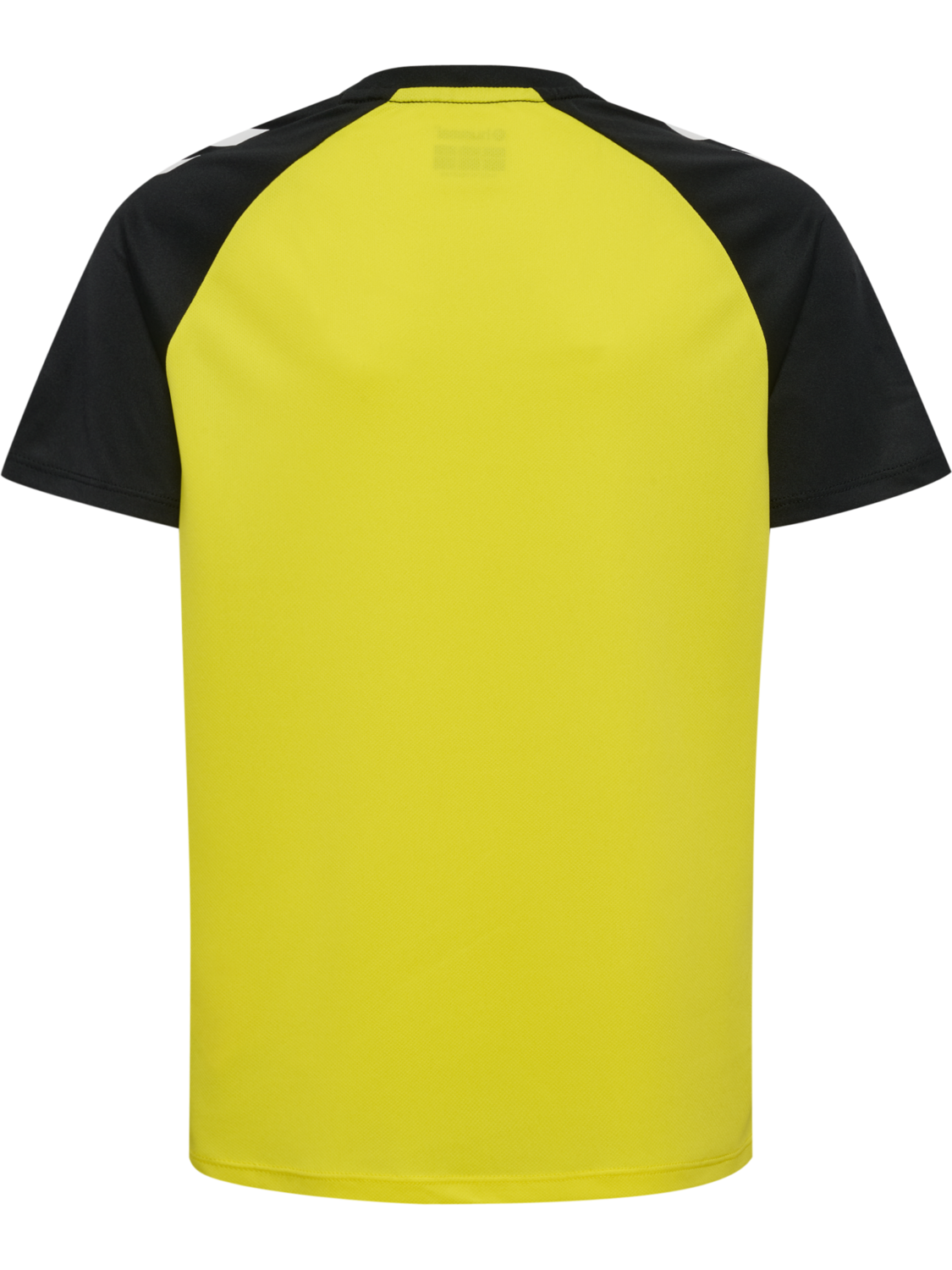 hmlMATCH STRIPED JERSEY S/S KIDS, BLAZING YELLOW/BLACK, packshot