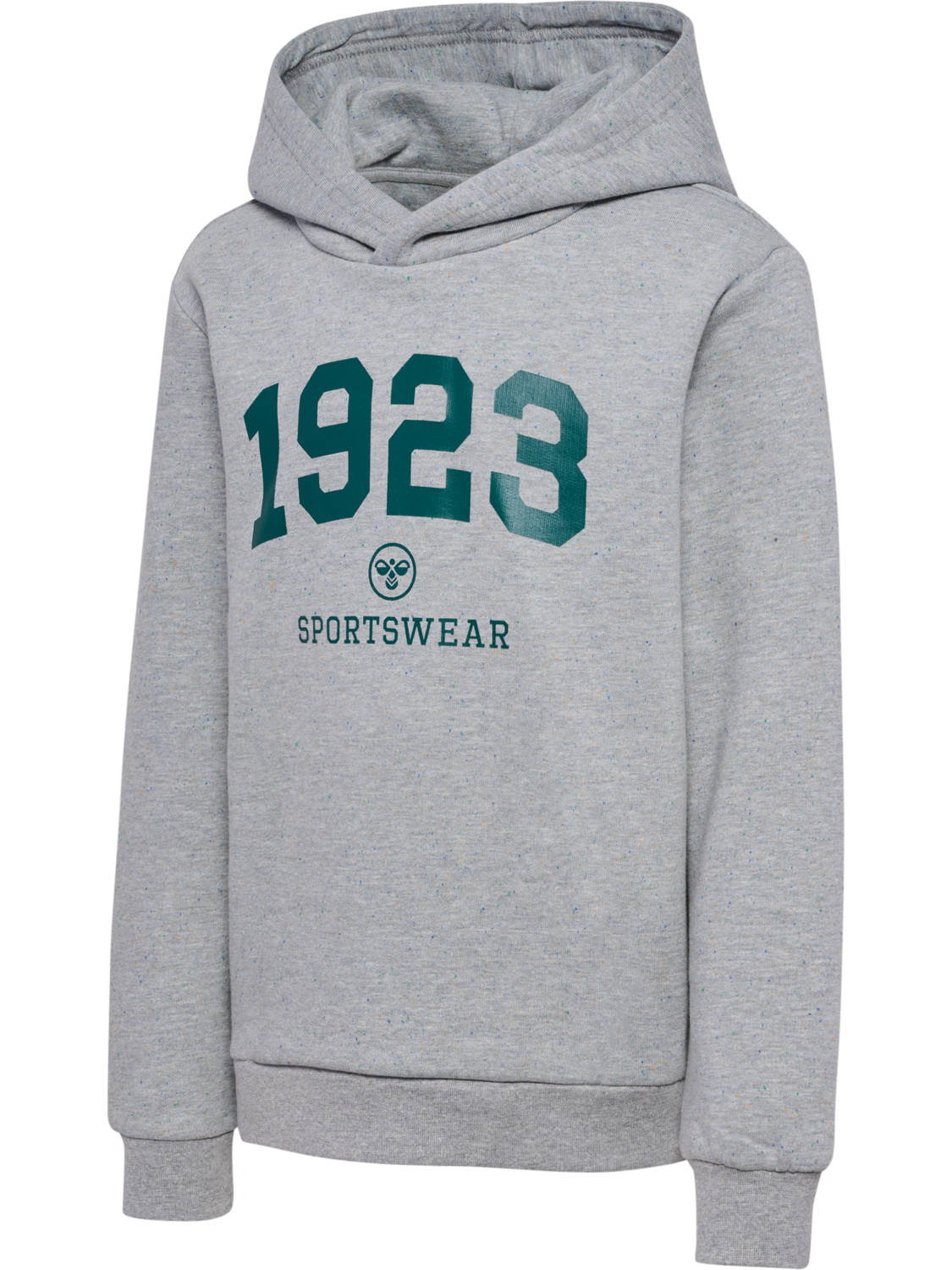 hmlNIPPS HOODIE, LIGHT GREY MELANGE, packshot