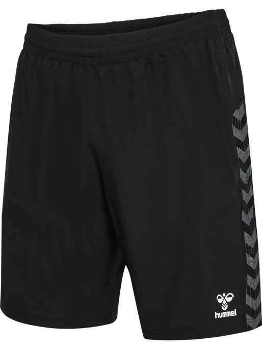 hmlAUTHENTIC WOVEN SHORTS, BLACK, packshot
