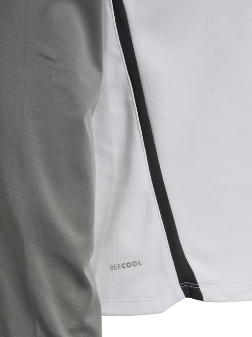 hmlLEAD 2.0 HALF ZIP, WHITE/STEEL GRAY, packshot