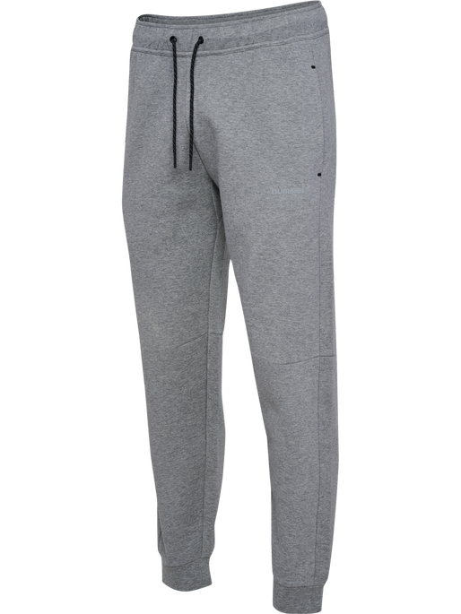 hmlTECH FLEECE REGULAR PANTS, GREY MELANGE, packshot