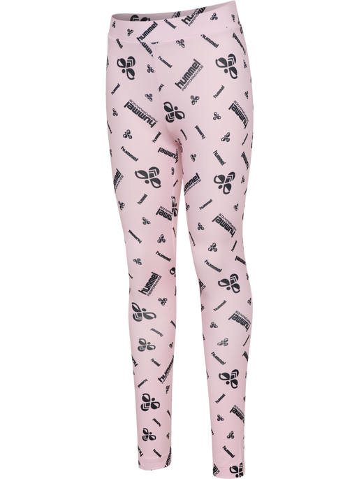 hmlJR GYM TIGHTS, BARELY PINK, packshot
