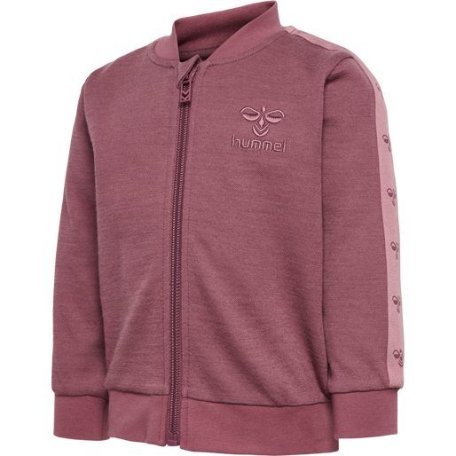 hmlWULBATO ZIP JACKET, ROSE BROWN, packshot